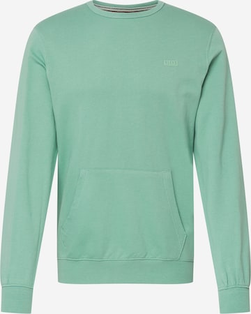 BLEND Sweatshirt in Green: front