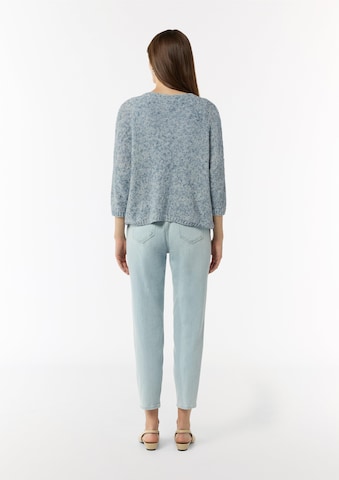 Cardigan comma casual identity en bleu : derrière