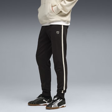 PUMA Tapered Broek 'Essentials' in Zwart: voorkant