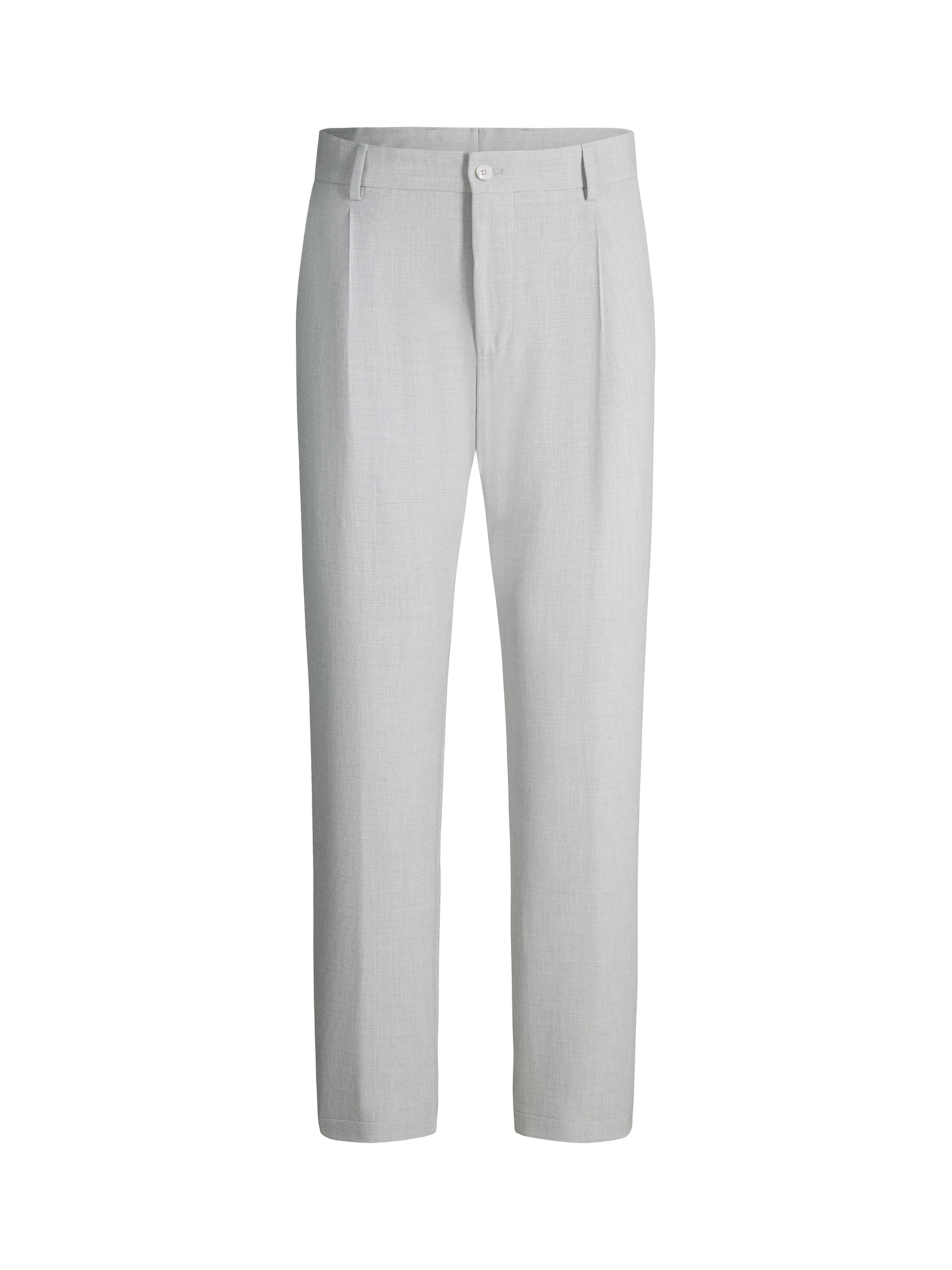 STRELLSON Pleat-front trousers ' Lois ' in Silver: front