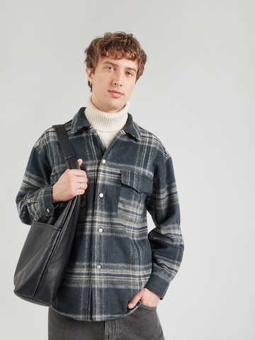 JACK & JONES Comfort Fit Πουκάμισο 'JWHVESTERBRO' σε πράσινο: μπροστά