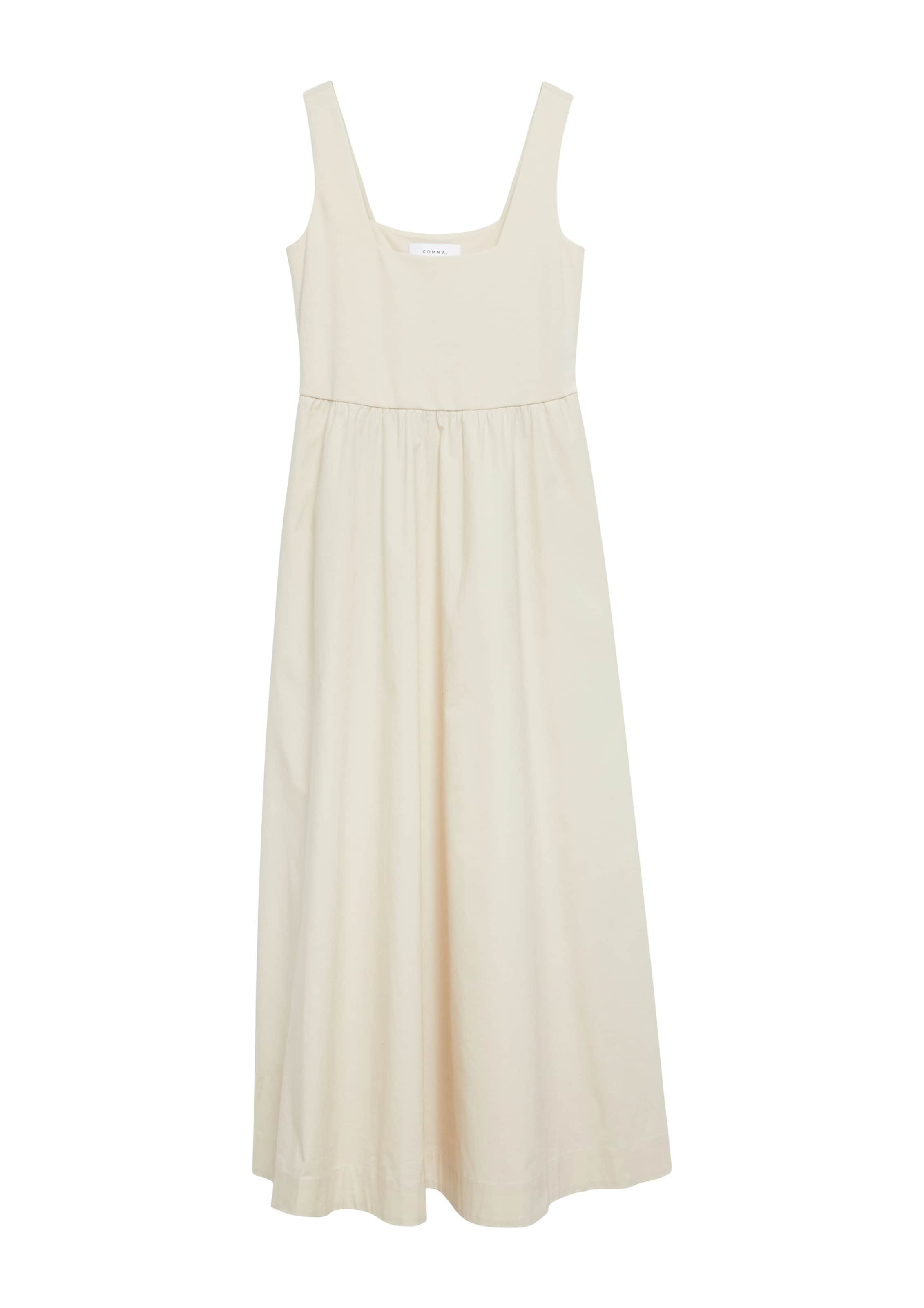 COMMA Jurk in Beige: voorkant