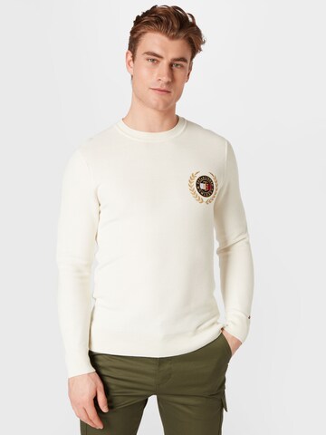 TOMMY HILFIGER Pullover in Beige: predná strana