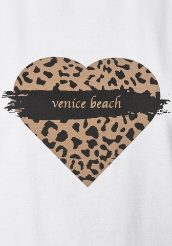 VENICE BEACH Tričko - biela