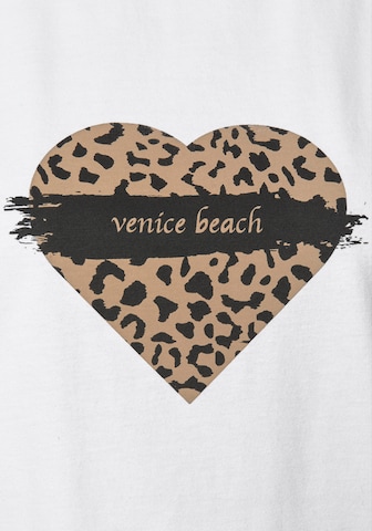 VENICE BEACH Тениска в бяло