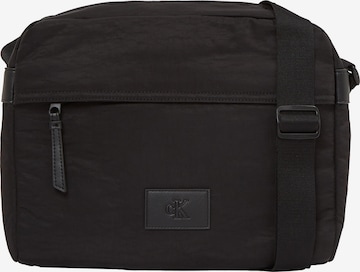 juoda Calvin Klein Jeans Rankinė su ilgu dirželiu 'METRO': priekis