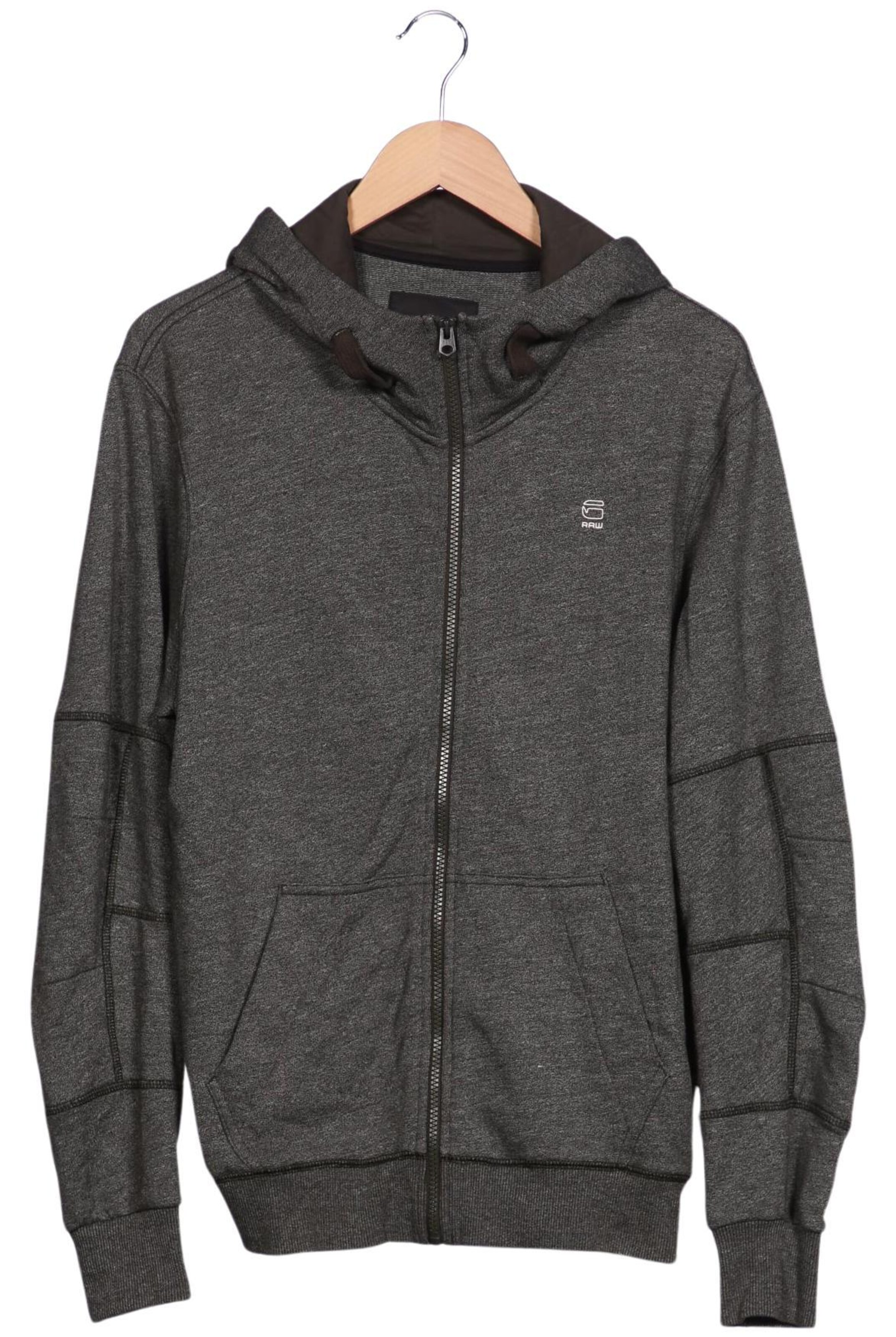 G-STAR Sweatshirt & Zip-Up Hoodie in M in Grey: front