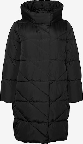 Manteau d’hiver 'CLIGASOFIE' Vero Moda Curve en noir : devant