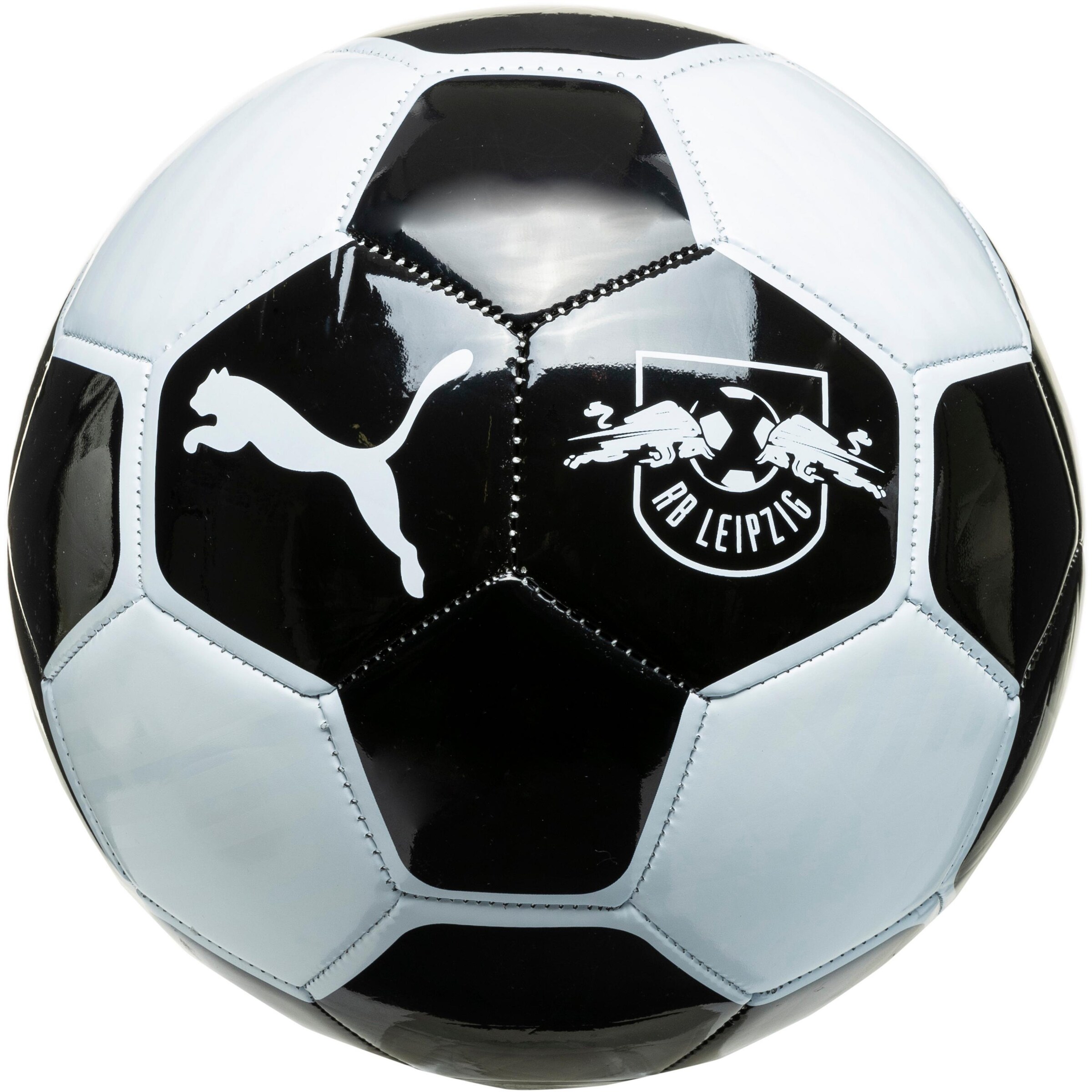 PUMA Ball 'RB Leipzig' in Black: front