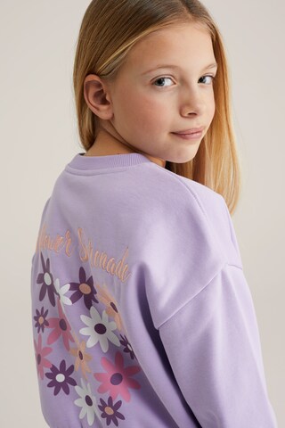 WE Fashion Sweatshirt in Purple
