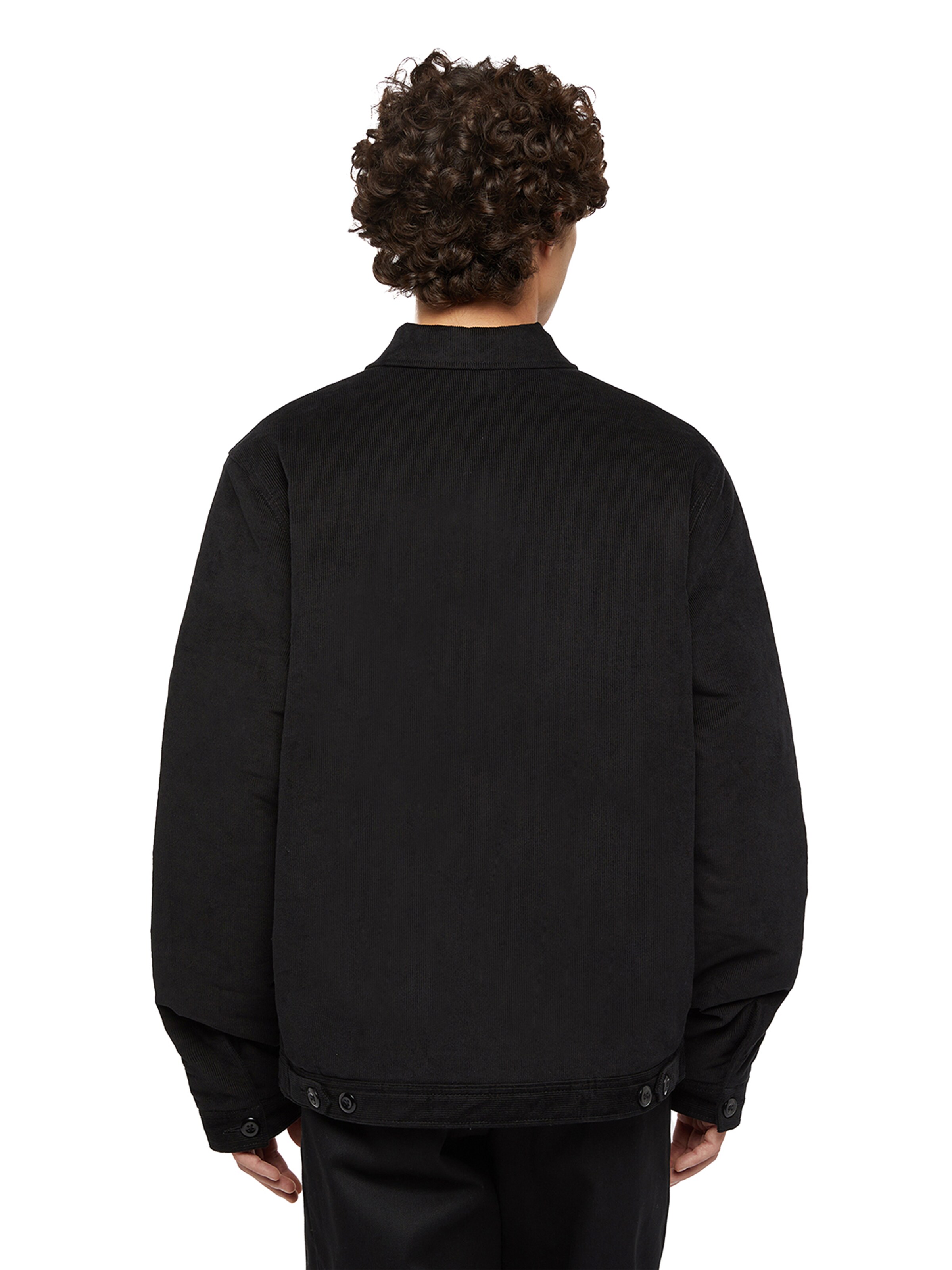 DICKIES Övergångsjacka 'CORDUROY EISENHOWER' i svart