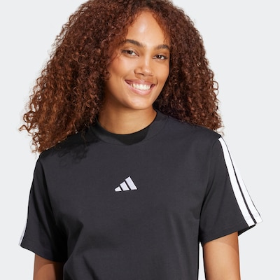 Sportiniai marškinėliai iš ADIDAS SPORTSWEAR, spalva – juoda / balta, Prekių apžvalga