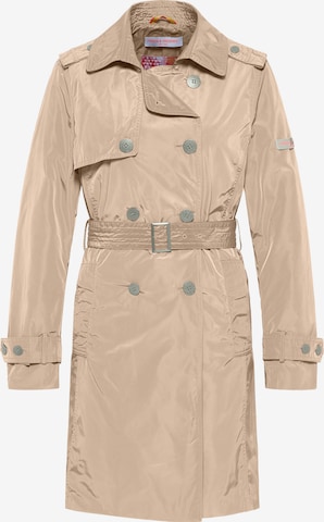 Frieda & Freddies NY Between-Seasons Coat 'Nadina' in Beige: front