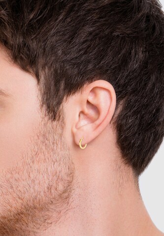 Boucles d'oreilles KUZZOI en or : devant