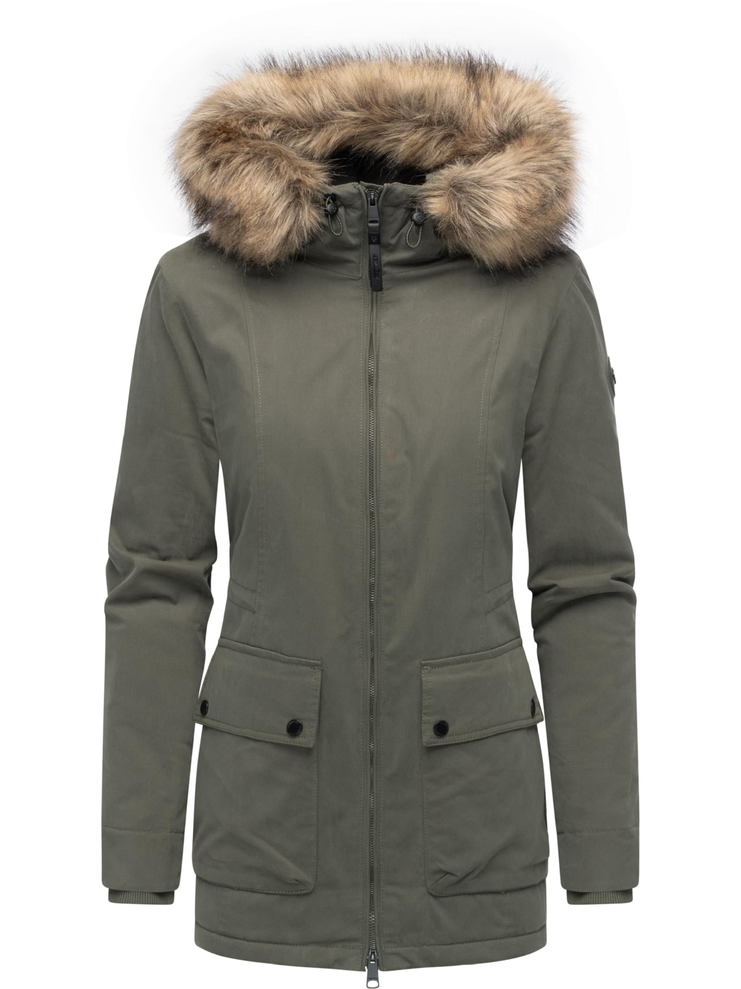 Cappotto invernale 'Monadetta Youmodo' di Ragwear in verde: frontale