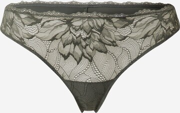 Calvin Klein Underwear String in Groen: voorkant