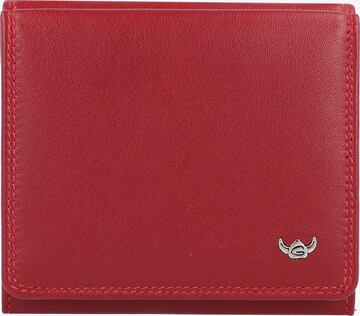 GOLDEN HEAD Wallet 'Polo' in Red: front