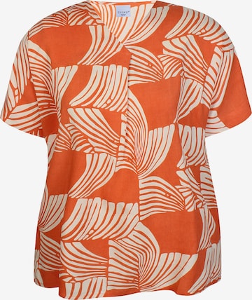 Zhenzi Blouse 'Keira 1452' in Oranje: voorkant