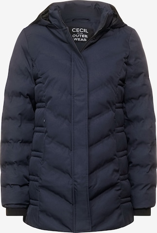 CECIL Winter Coat in Blue: front