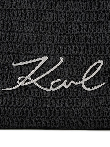 Karl Lagerfeld Strandtaske 'K/Signature' i sort