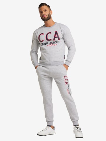 Carlo Colucci Sweatshirt 'Dalvit' in Grey