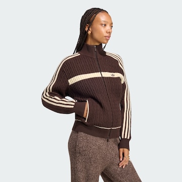 ADIDAS ORIGINALS Kardigan 'Archive' – hnědá: přední strana