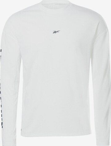Reebok Sport Shirt in Weiß: front