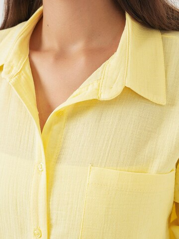 Chemisier Bigdart en jaune