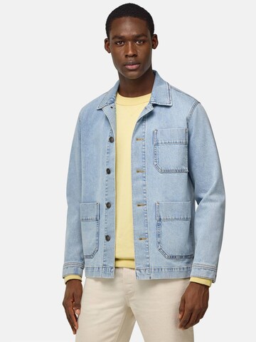 Veste mi-saison Boggi Milano en bleu : devant