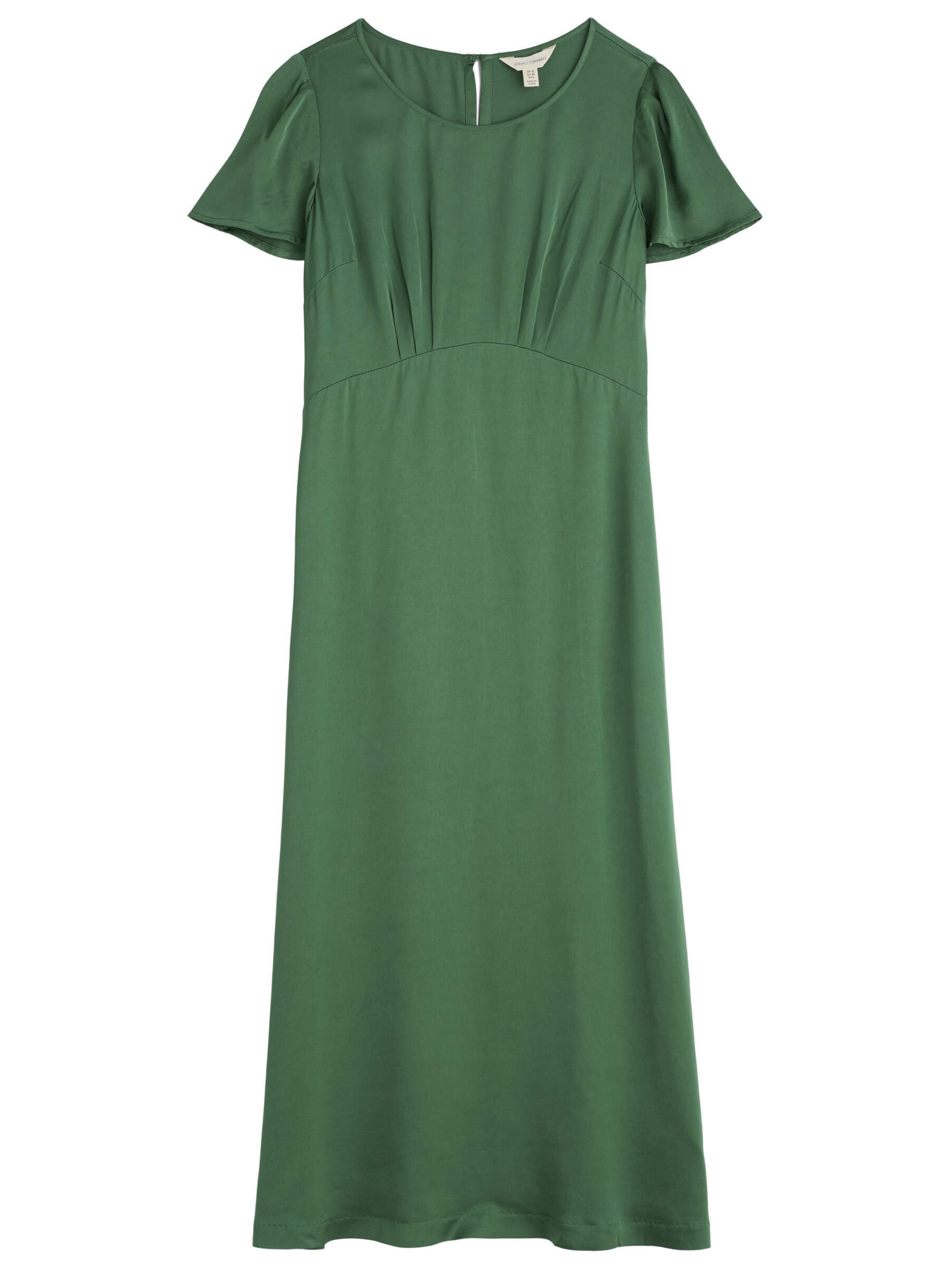 Seasalt Cornwall Jurk 'Rosalind' in Groen: voorkant