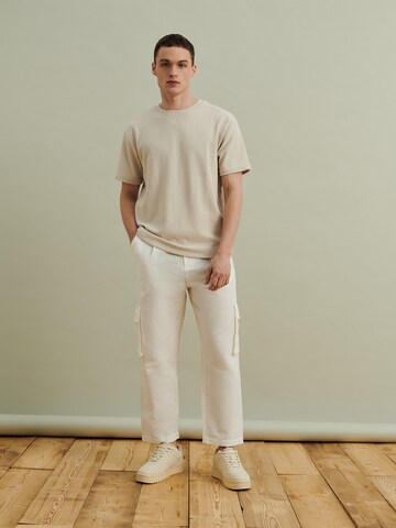 Regular Pantalon à pince 'Matti' DAN FOX APPAREL en blanc