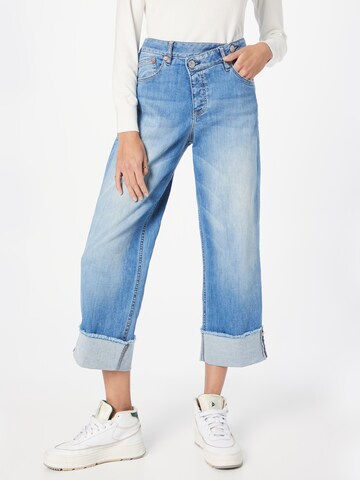 Wide leg Jeans 'Mäze' di Herrlicher in blu: frontale