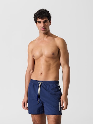 Karl Lagerfeld Plavecké šortky - Modrá: predná strana