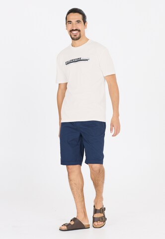 Cruz T-Shirt 'Doney' in Weiß