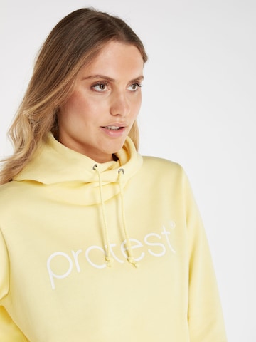 PROTEST Sweater 'CLASSIC LOGO HOODY' in Yellow