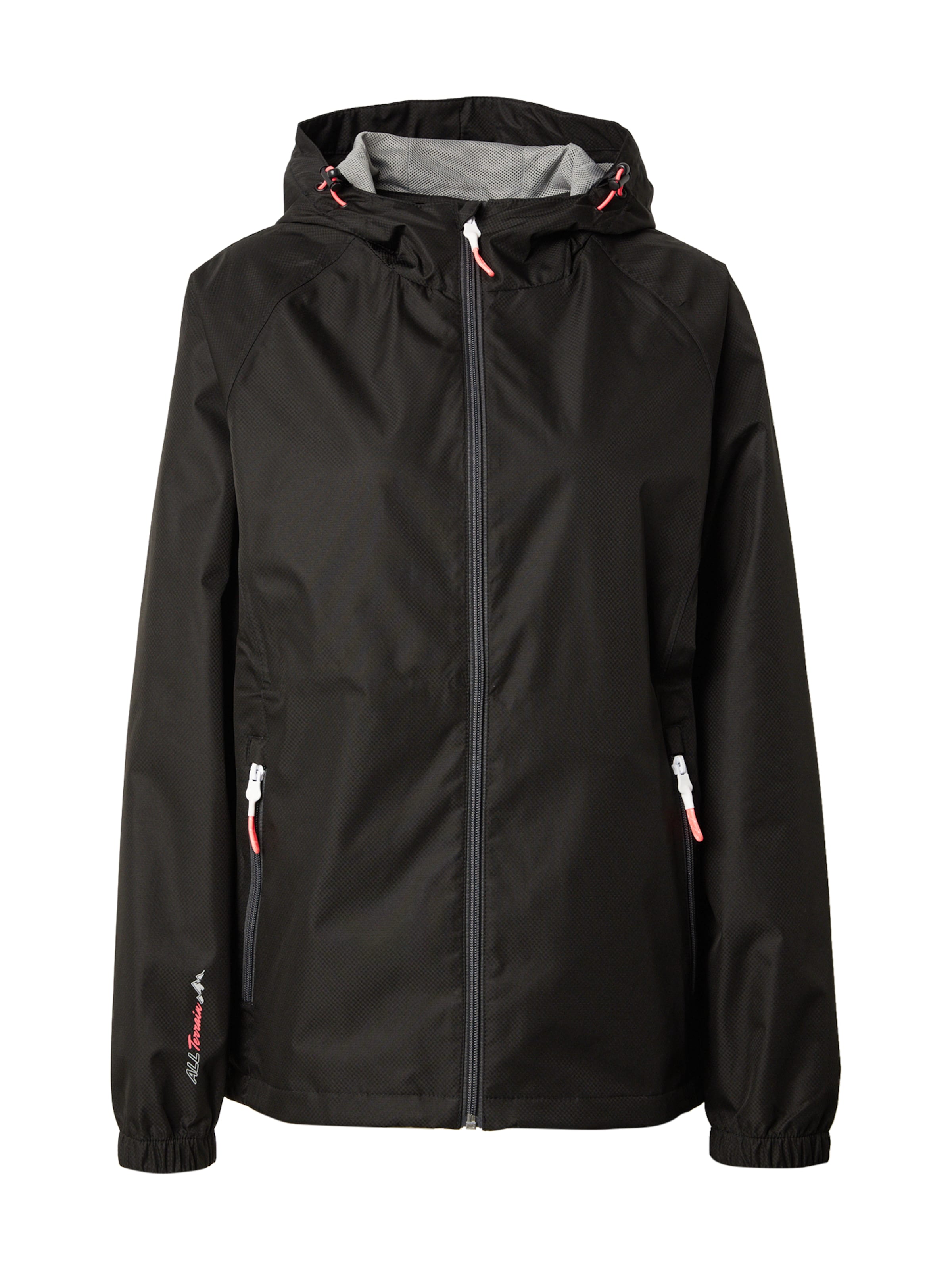 KILLTEC Outdoor jacket 'Kos 15' in Black: front