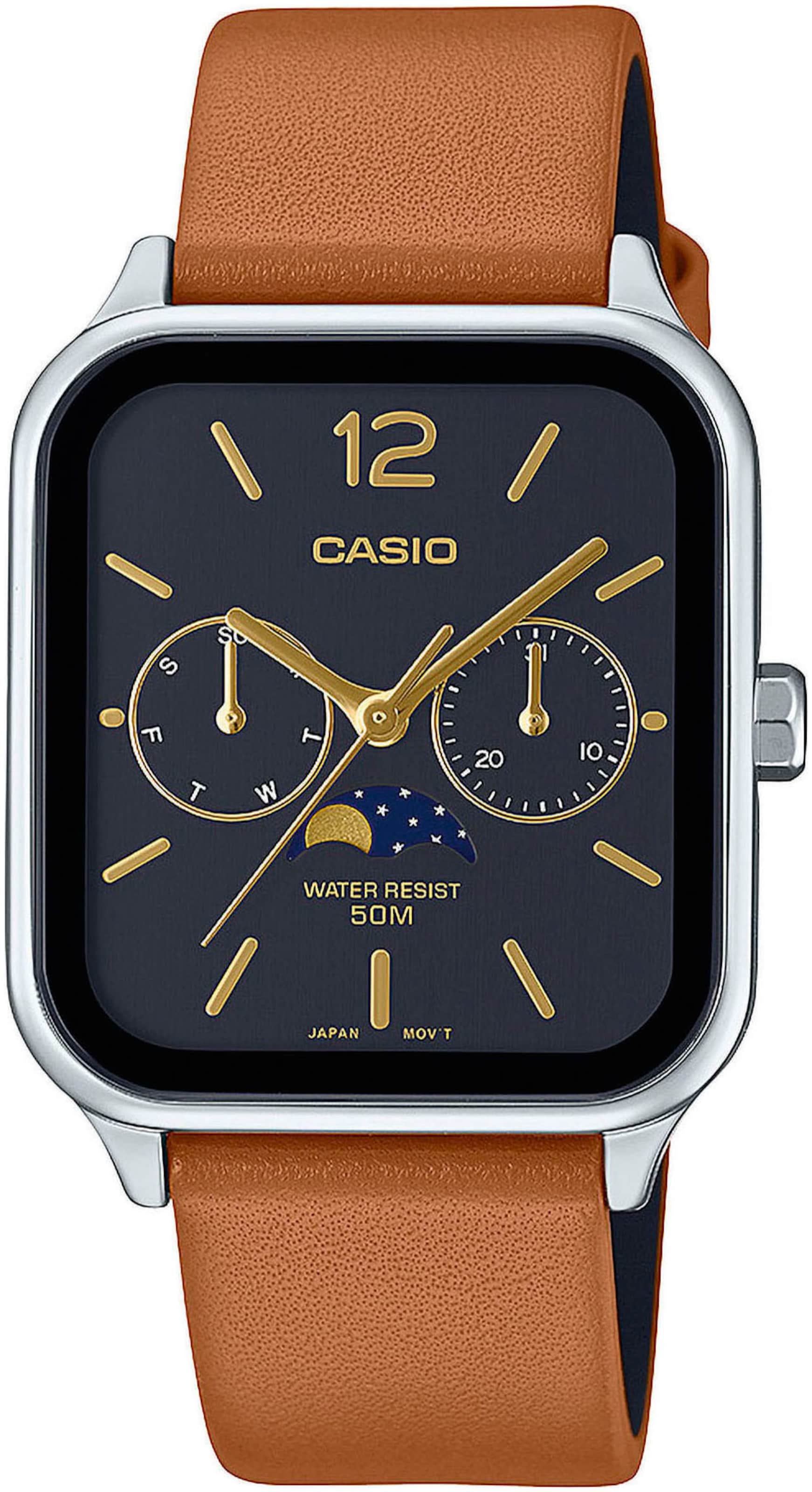 CASIO Analog Watch in Silver: front