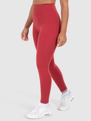Coupe slim Leggings Smilodox en rouge