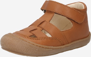 NATURINO Open shoes 'Wad' in Brown: front