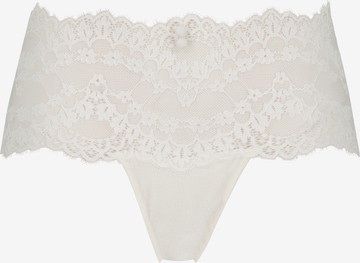 Hunkemöller Thong 'Daisy' in White: front