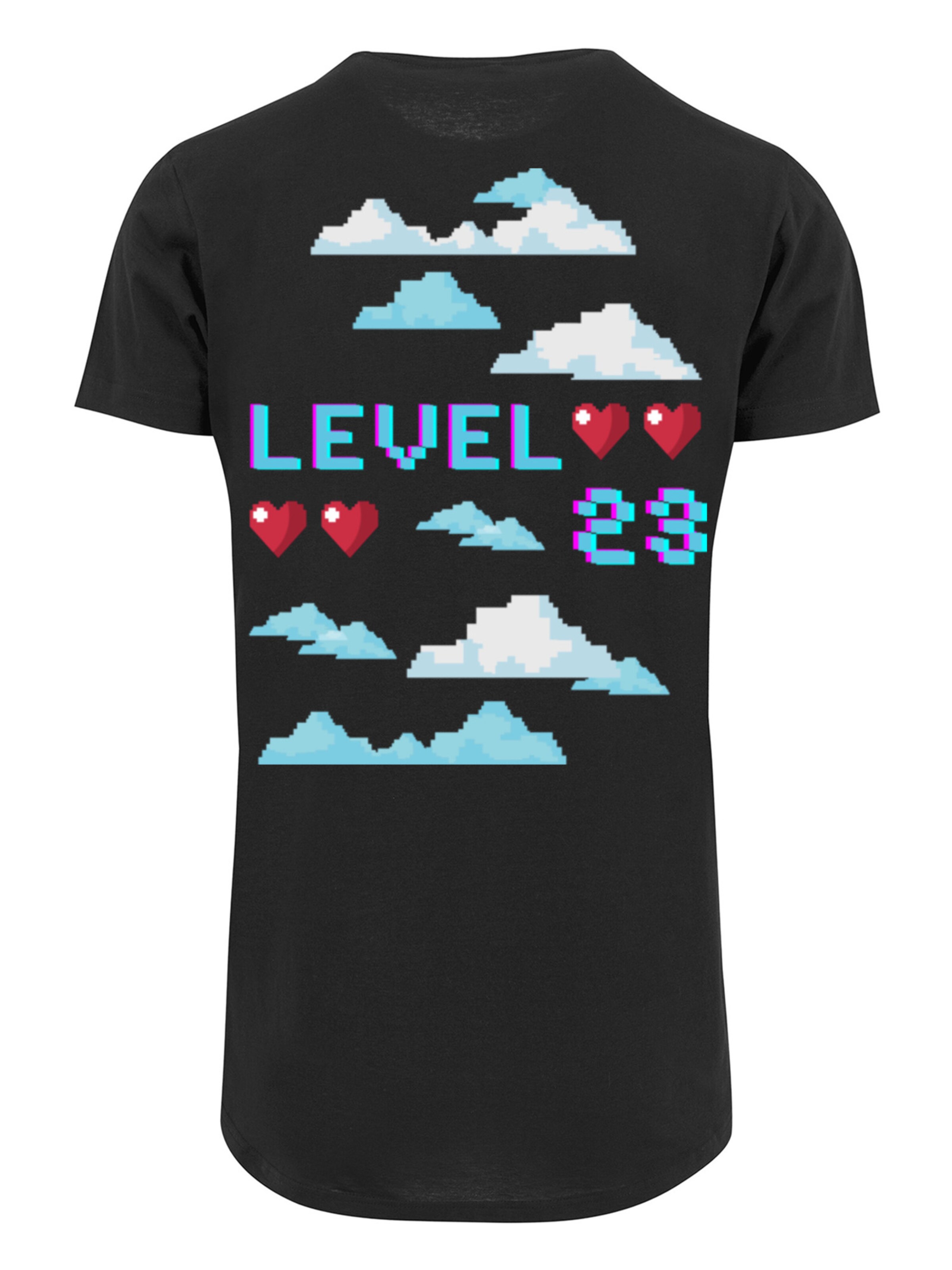 T-Shirt 'Happy New Year Silvester 2023' F4NT4STIC en noir