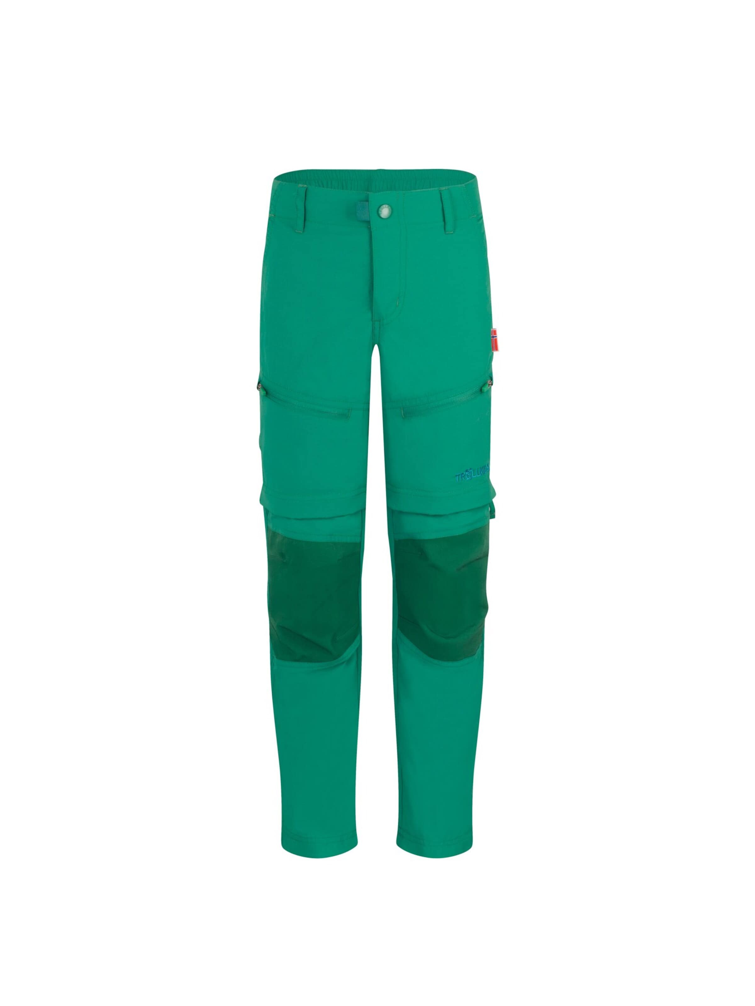 TROLLKIDS Workout Pants in Green: front