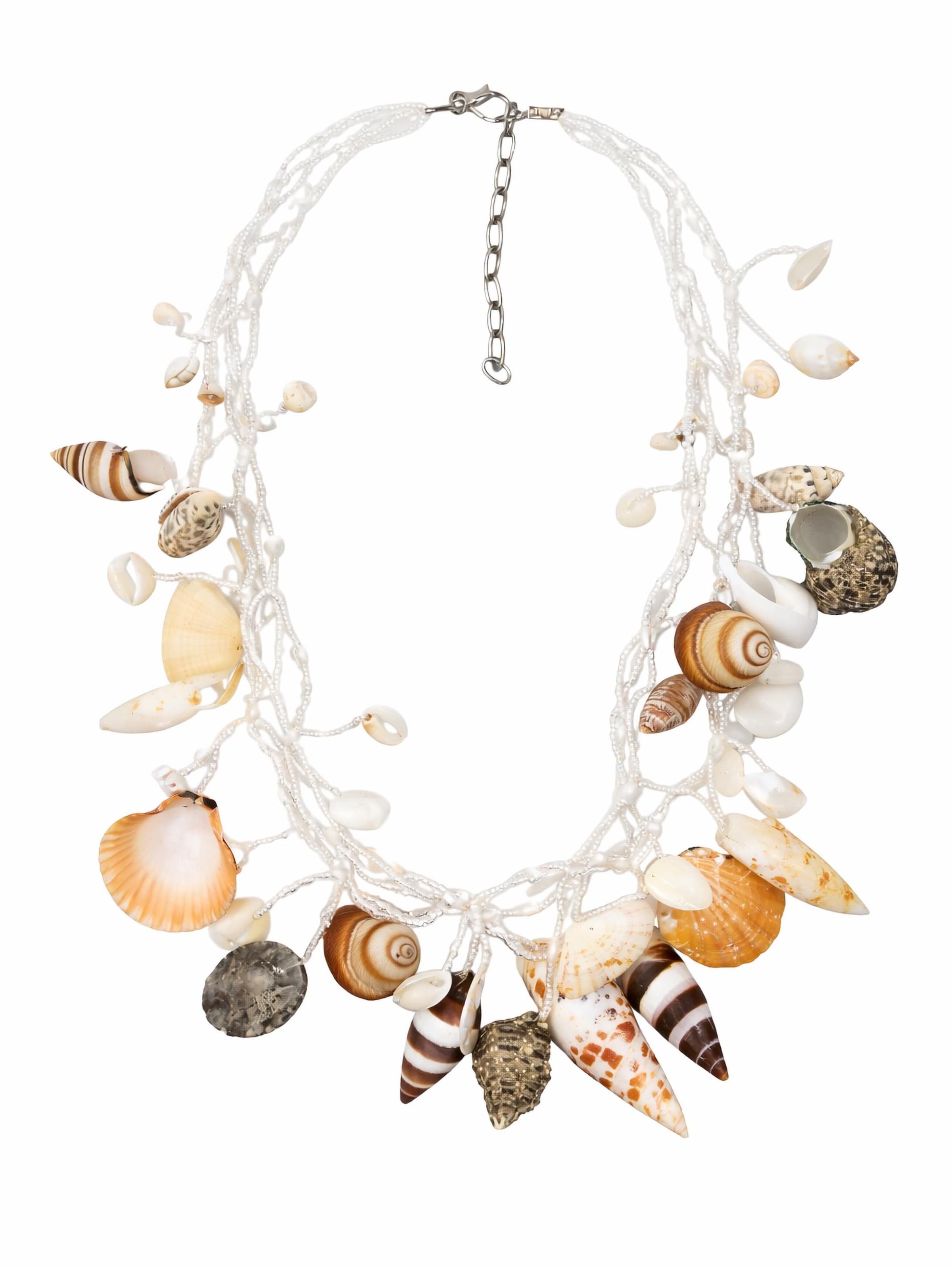 COLLEZIONE ALESSANDRO Kette 'Sea'‌‌ in naturweiß, Produktansicht