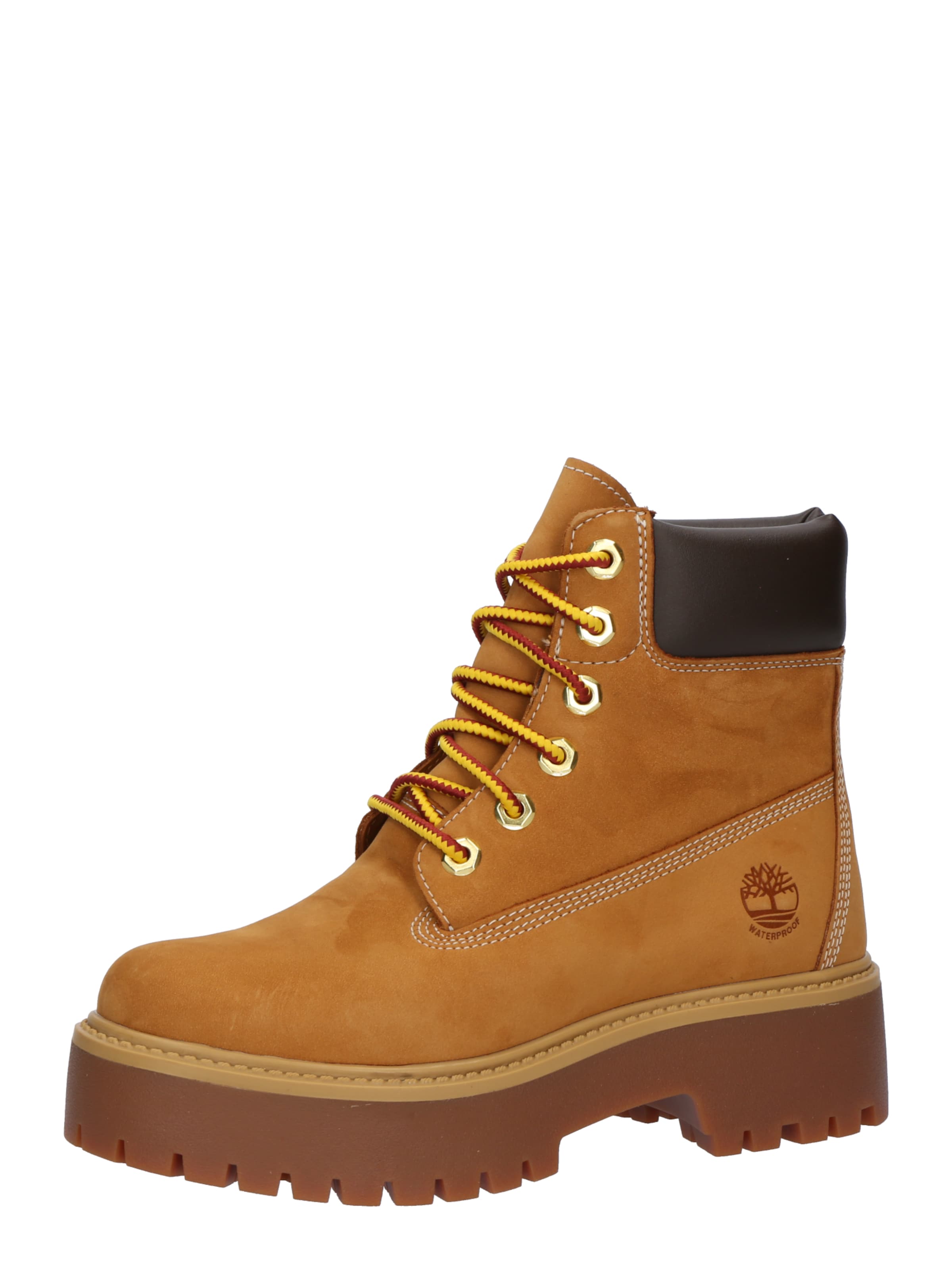 TIMBERLAND Μποτάκι με κορδόνια 'Stone Street' σε καφέ: μπροστά