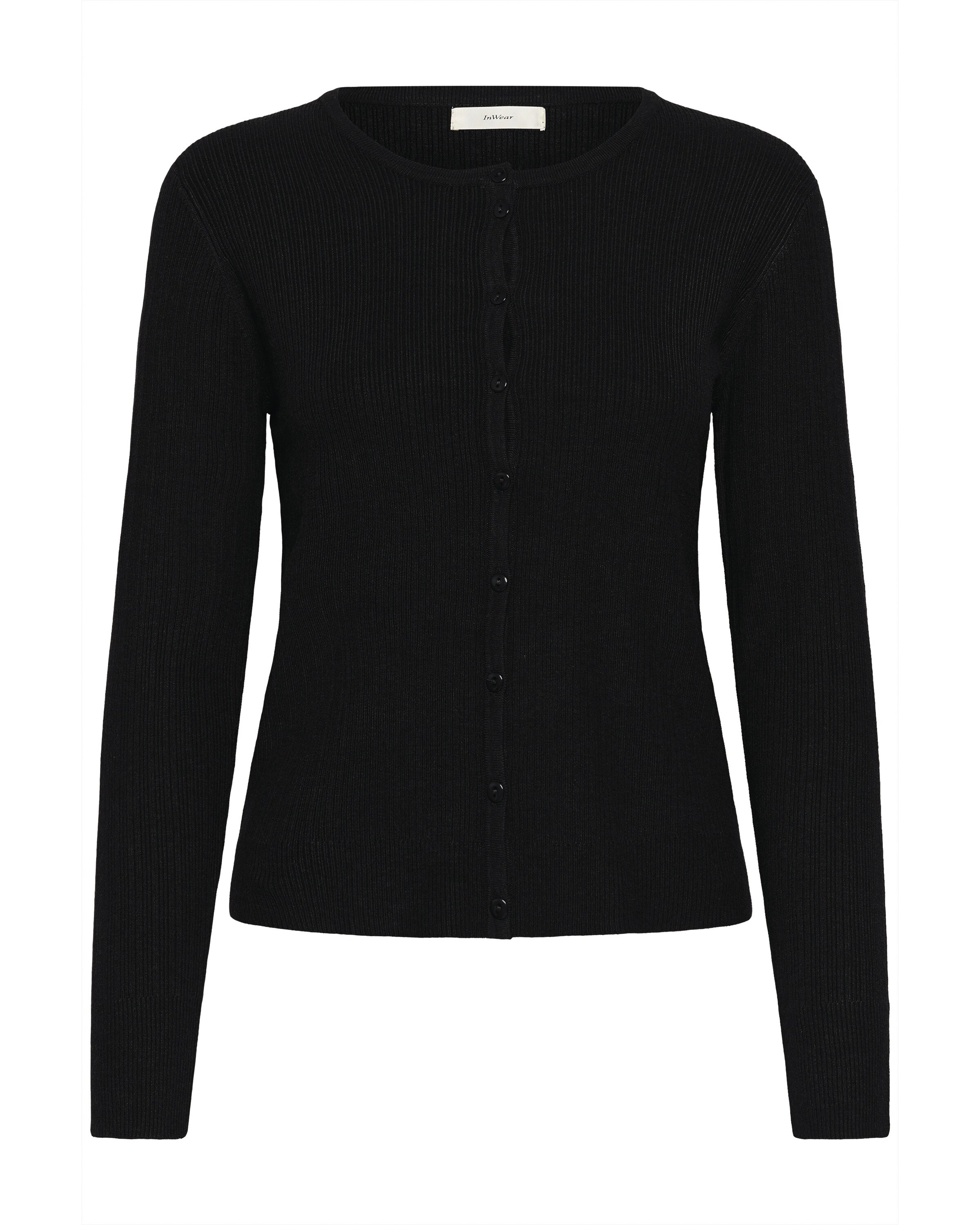 InWear Strickjacke 'Yenah' in Schwarz: Vorderseite