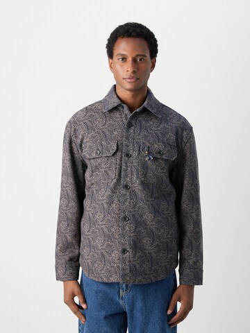 SCOTCH & SODA Φθινοπωρινό και ανοιξιάτικο μπουφάν σε μπλε: μπροστά