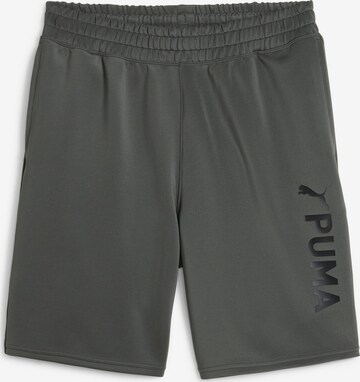 PUMA Regular Sportbroek in Grijs: voorkant