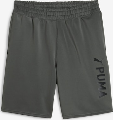 PUMA Regular Sports trousers in Grey: front