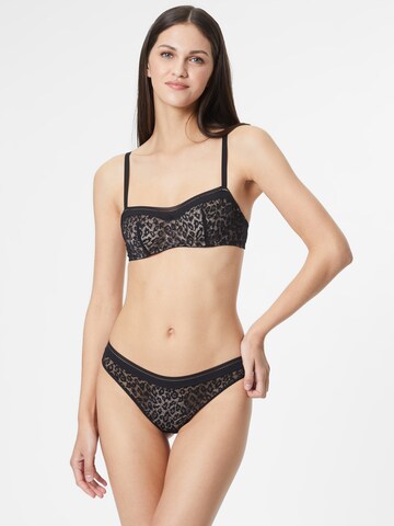 PASSIONATA Balconette Bra in Black