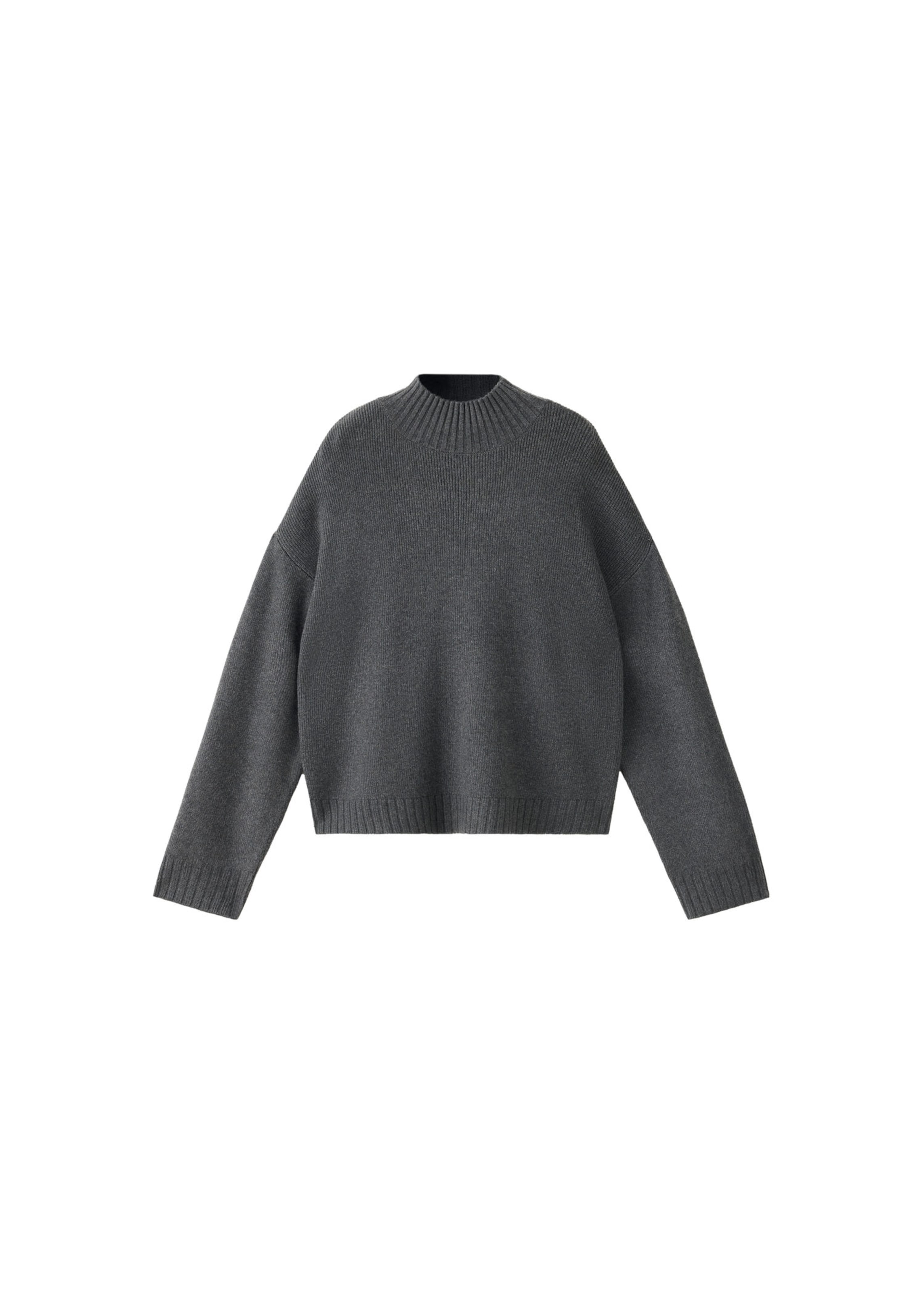 MANGO Sweater 'MARIN' in Grey: front